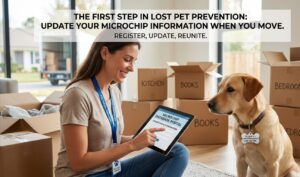 update microchip information when you move