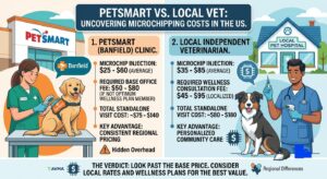 Petsmart vs. Local Vet: Where is Dog Microchipping Cheaper in the US?