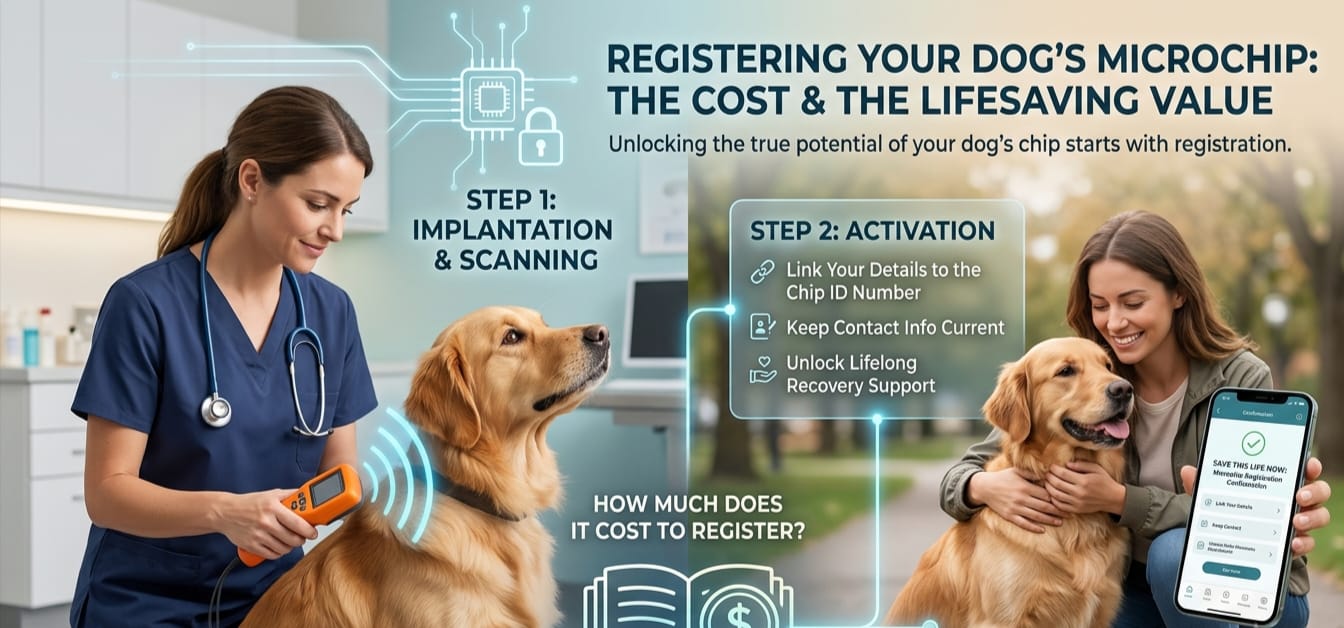 How Much Does Dog Microchip Registration Cost? Hidden Fees