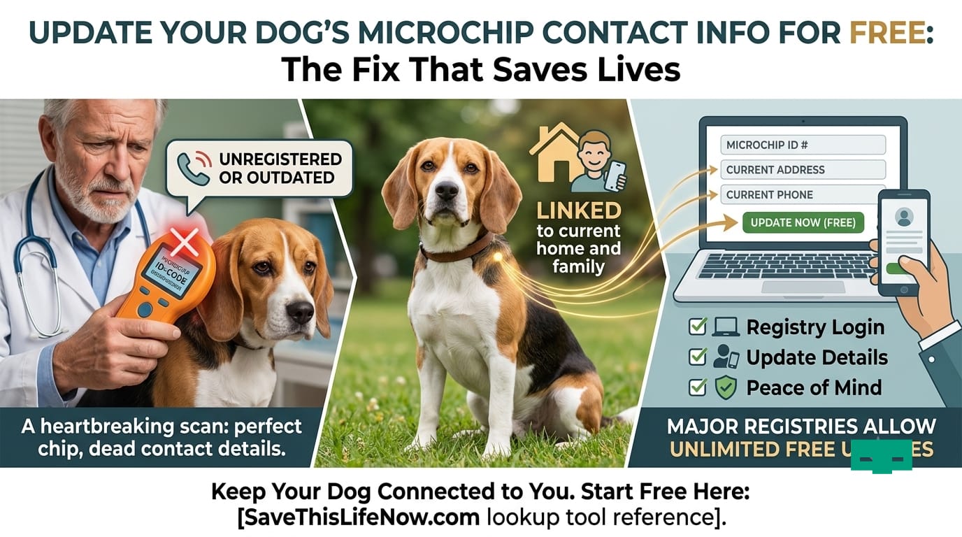 Update Dog Microchip Contact Information Free