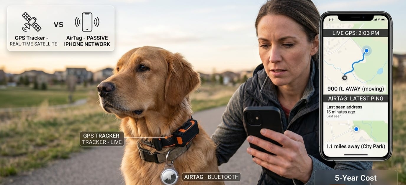 Apple AirTag vs GPS Tracker for Dogs